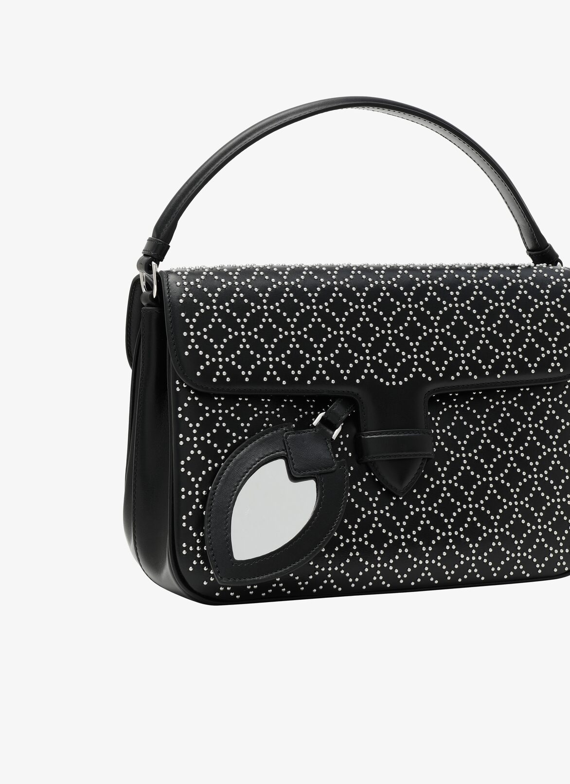 CLOSED BAG IM CUIR LUX CLOU ARABESQUE BLACK ALAÏA BLACK  CLOSED BAG IM CUIR LUX CLOU ARABESQUE BLACK